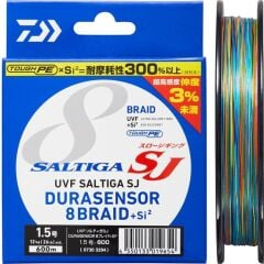 DAIWA UVF SALTIGA SJ Dura Sensor 8 Braid +Si2 600M Multicolor