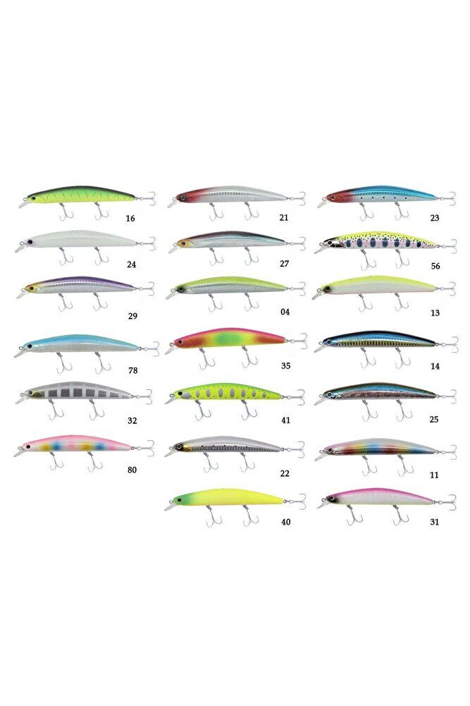 Kendo Seabass Minnow 12.5cm 21g Floating Maket Balık #40
