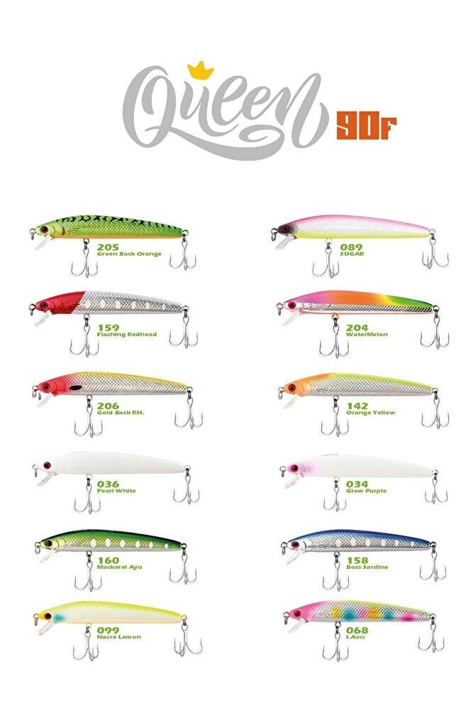 Fujin Queen 90F 90mm Maket Balık
