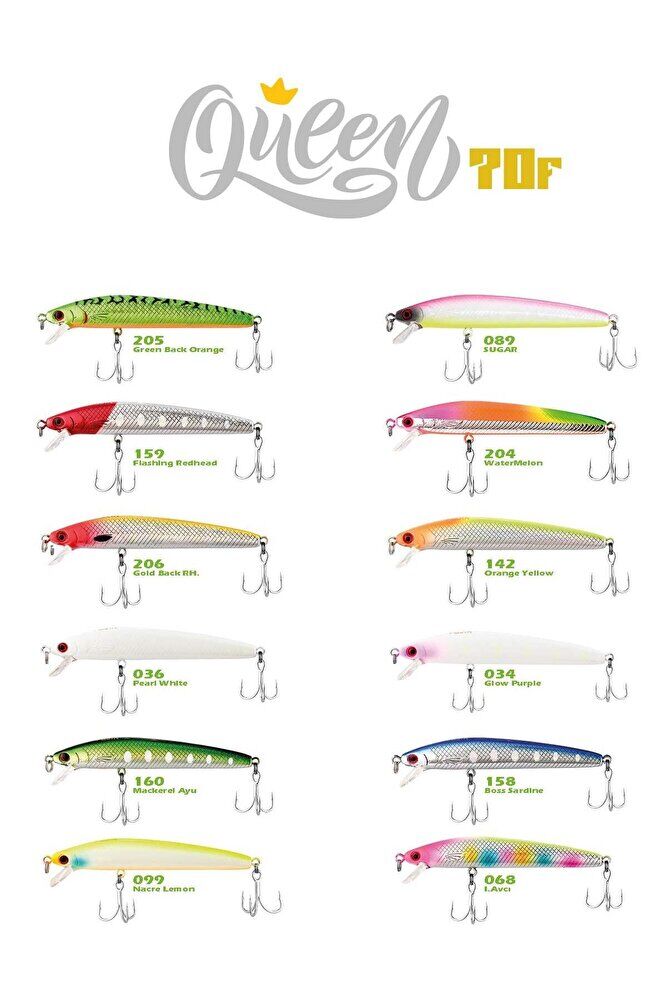 Fujin Queen 70F 70mm Maket Balık