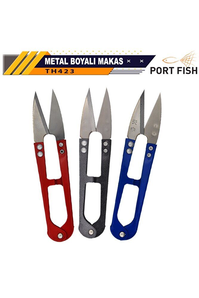 Portfish Makas Metal Boyalı Lacivert