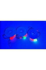 Ultra UV & Glow Destekli Kalkan ve Dişli Balık Takımı - 5/0 Kırılmaz İğne - 0.60mm 47kg Çeker Turuncu - Tek Ebat