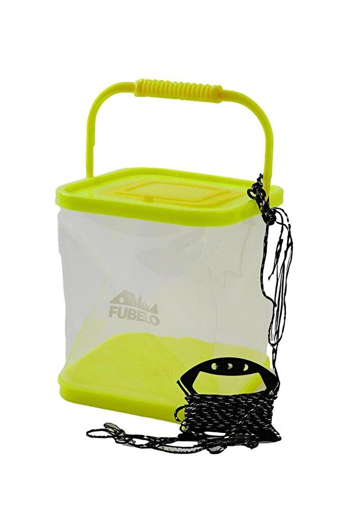 FUBELO Blor Katlanır Kova Sarı - Balıkçı Kovası