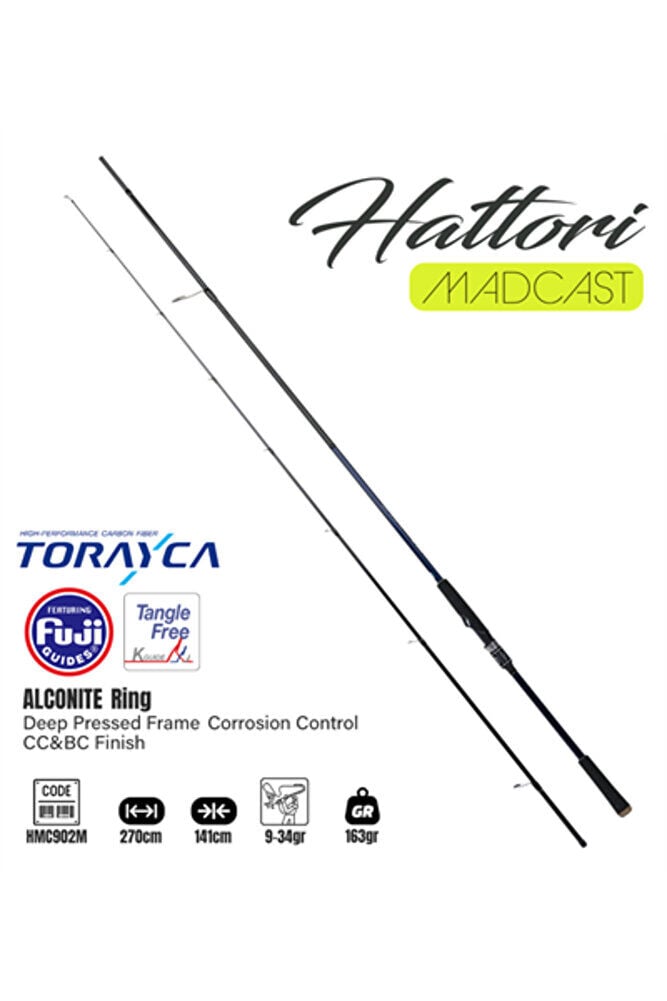 Madcast 270cm 9-34gr Spin Kamışı