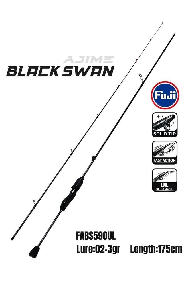Ajime Black Swan 175cm 02-3gr Aji LRF Kamışı
