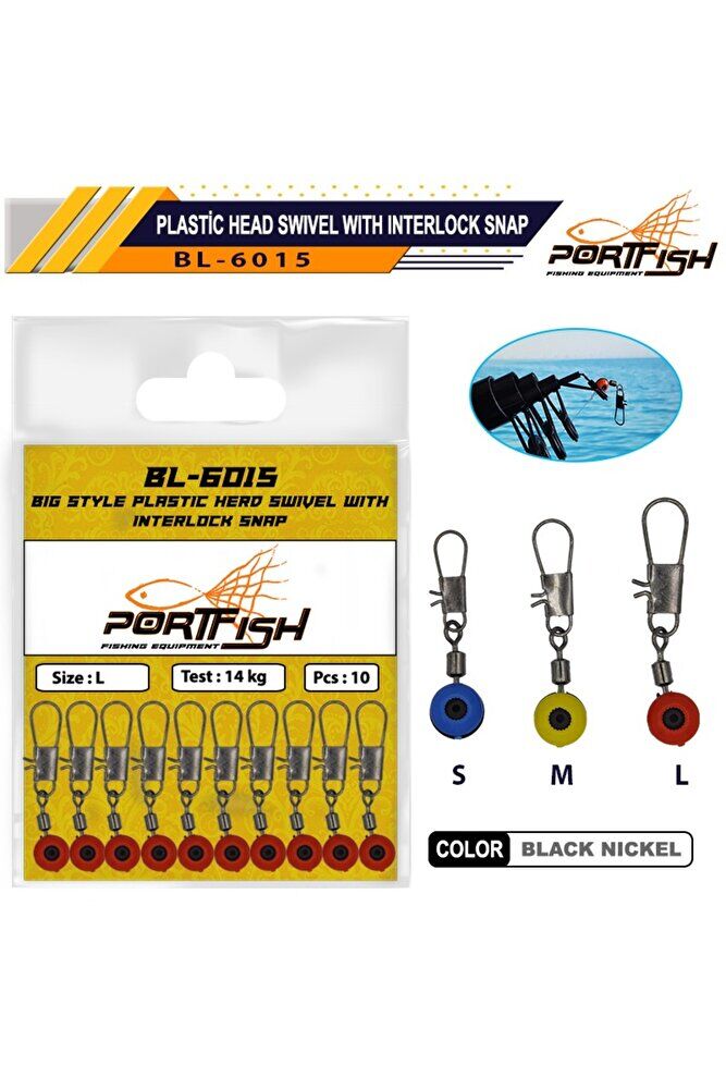 Portfish BL-6015 Stoperli Klips L