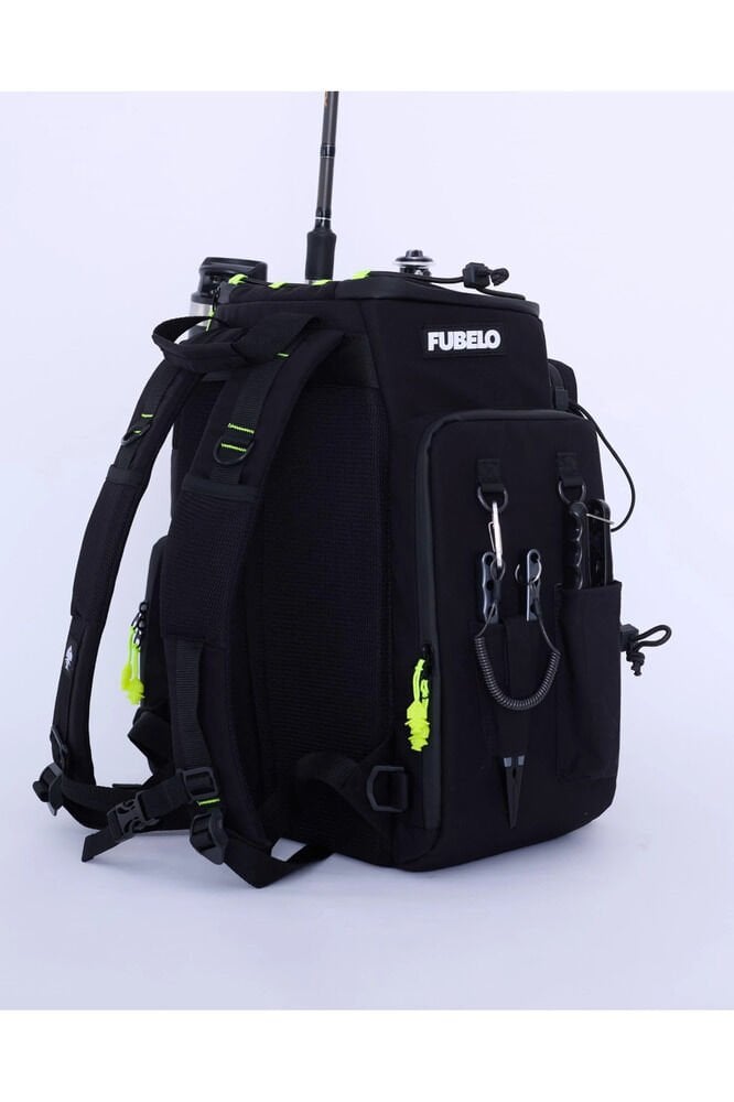 FUBELO CHAP SIYAH BALIKÇI ÇANTASI (60LT)