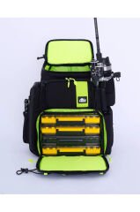 FUBELO CHAP SIYAH BALIKÇI ÇANTASI (60LT)