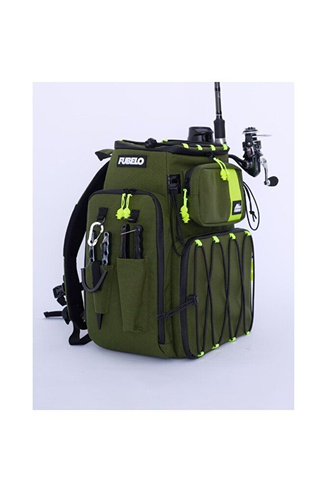 FUBELO CHAP YESIL BALIKÇI ÇANTASI (60LT)