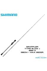 Shimano 25 Grappler Type J B663 198cm Max 260gr Tetikli Slow Jig Olta Kamışı