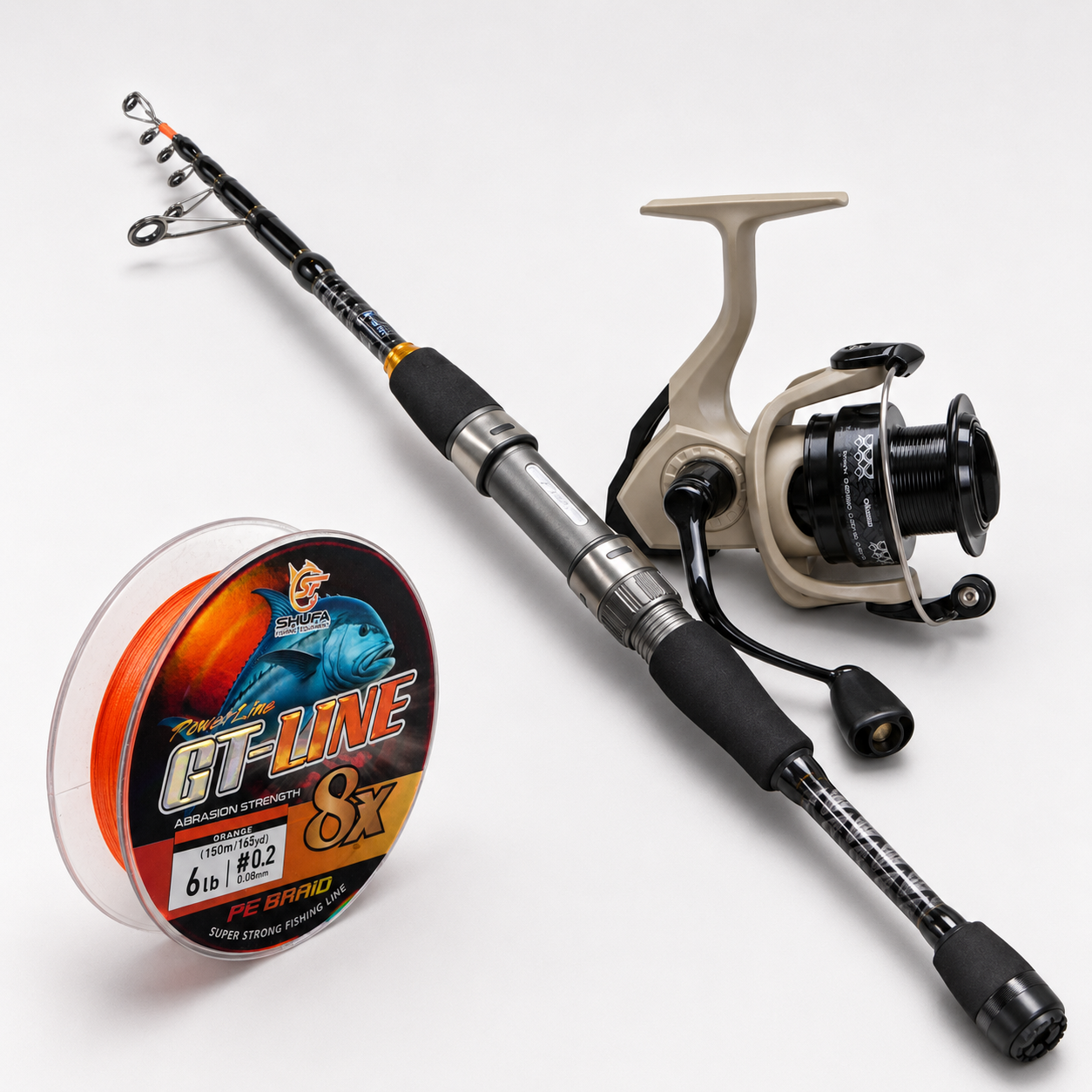 Lrf Olta Takımı - Okuma Outrax 1000 - Ryuji Rock Fish Tele 205cm 04-5gr - Shufa Gt-Line 8x 0.08mm İp