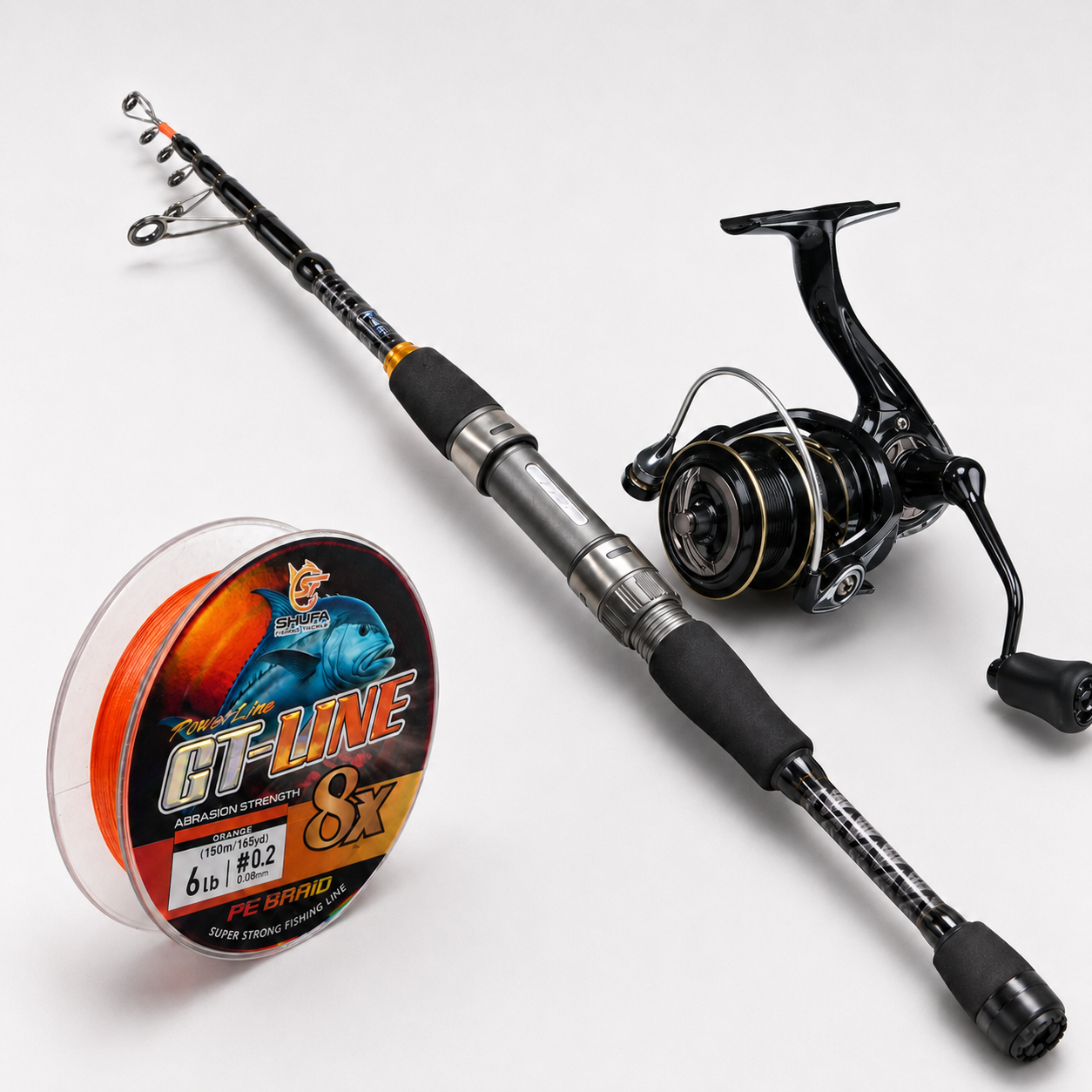 Lrf Olta Takımı - Fujin Sniper 2000 - Ryuji Rock Fish Tele 228cm 05-10gr - Shufa Gt-Line 8x 0.08mm İp