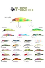 T-Rex 80S 11gr 80mm Maket Balık #248 Pink Rainbow