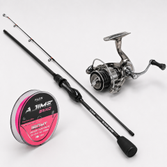 Lrf Olta Takımı - Ryuji Enjoy 1000S - Fujin Black Swan 205cm 04-5gr - Ajime 0.1 Pe (0.06mm) İp