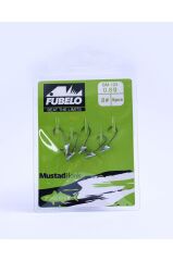 Fubelo Flat Head 5'Li Jig Head (8 No İğne) 0.8 Gr