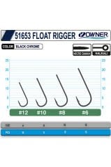 Owner 51653 MH-12 Float Rigger Japon Olta İğnesi No:8