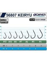 Owner 56807 Keıryu Bc Siyah Olta İğnesi No:8 8