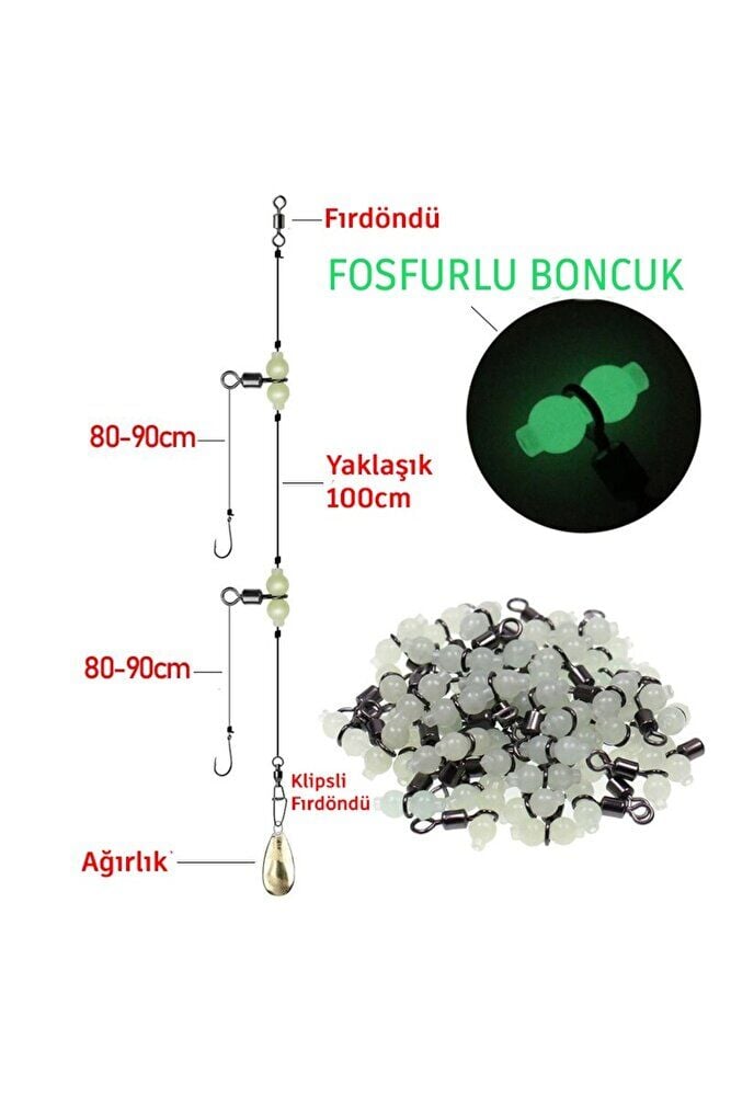 Portfish BL-1038 Üçlü Fosforlu Gezer Fırdöndü 144 Ad