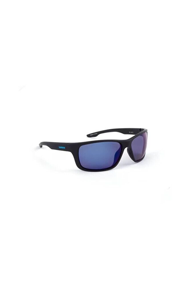 Shimano Polarize Güneş Gözlükleri Matte Black & Blue Mirror 2 - Tek Ebat