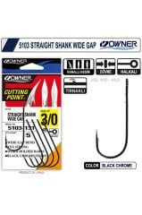 Owner 5103 Straight Shank Wide Uzun Pala Lüfer İğnesi