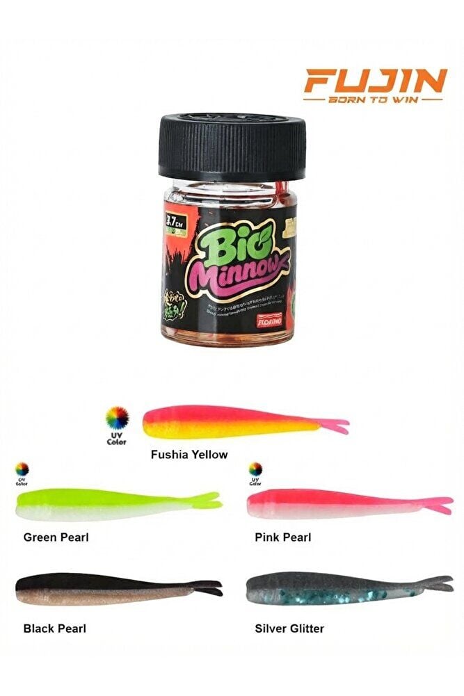 Bio Minnow 3.7cm Floating Sıvılı Kokulu LRF Silikonu