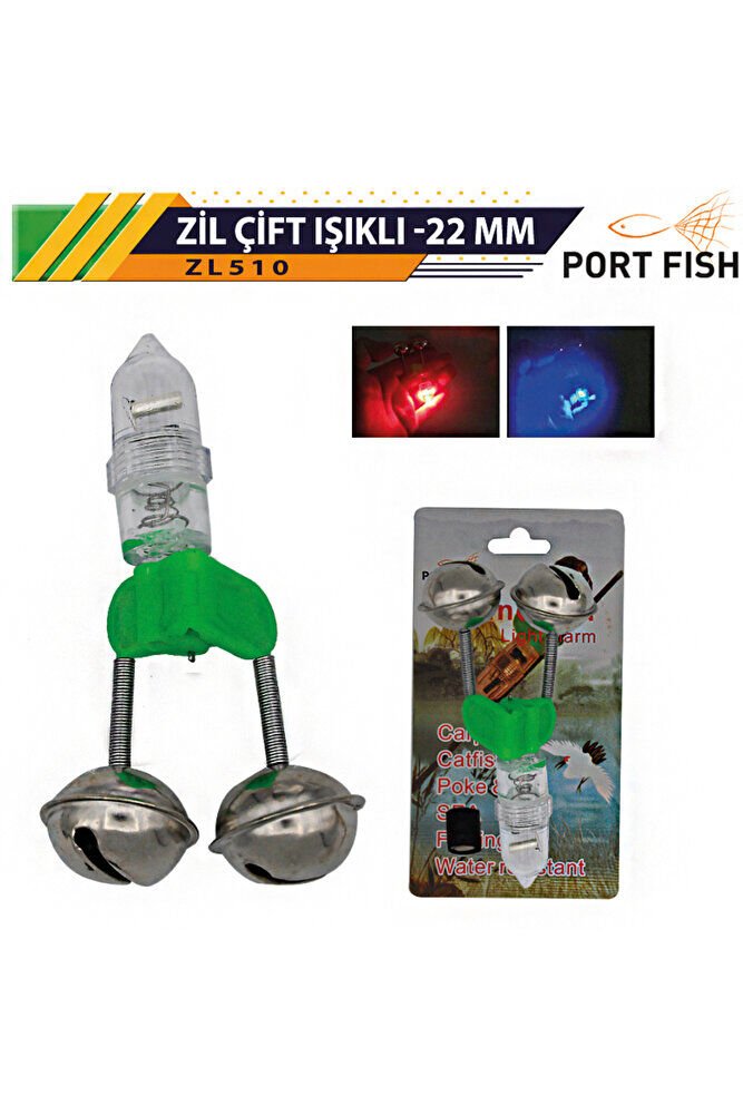 Portfish Zil Pilli Çift Işıklı 22 mm