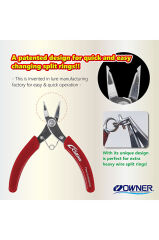 Owner Cultiva 9727 Split Ring Opener Siyah