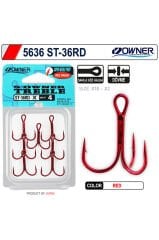Owner 5636 St-36rd Red Çarpma Model Balıkçı Olta Iğnesi No : 8