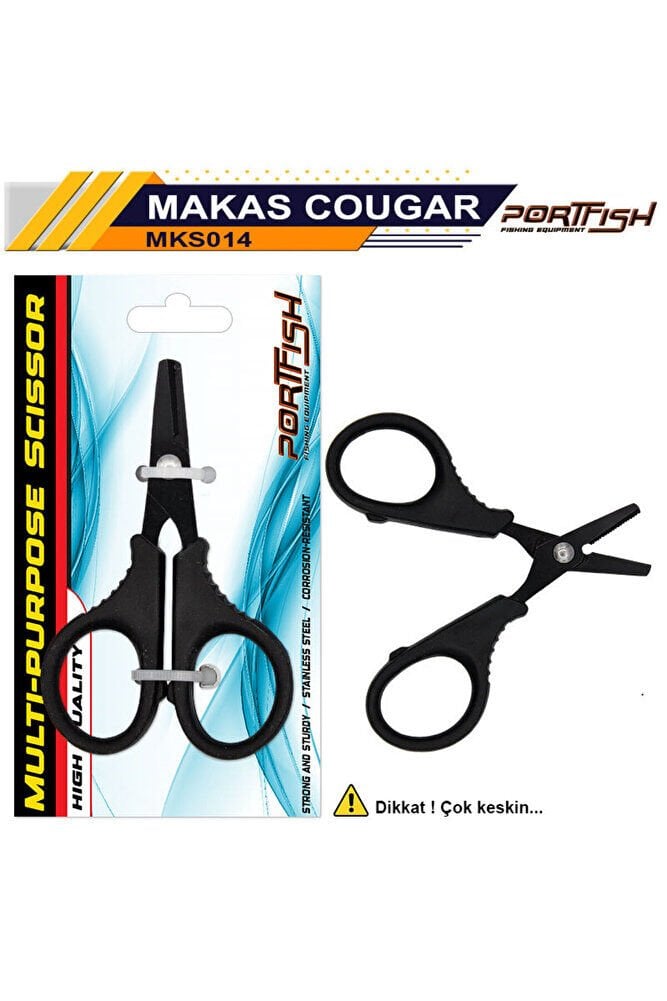 Portfish Makas Cougar Titanyum Kaplamalı Makas