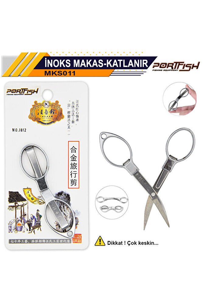 Portfish Makas İnox Katlanır