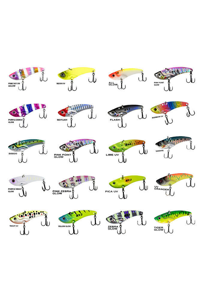 Ryuji Mirror Vib 15gr / 5.5cm Vibrasyon Yem Uv Oranger