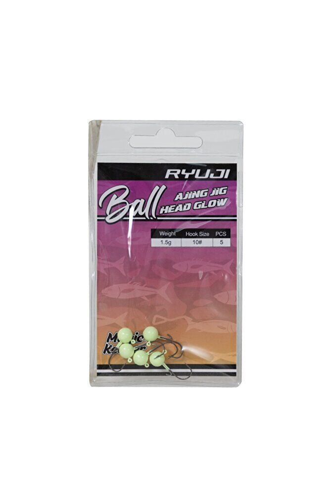 RYUJİ BALL AJING GLOW JIGHEAD 1 gr