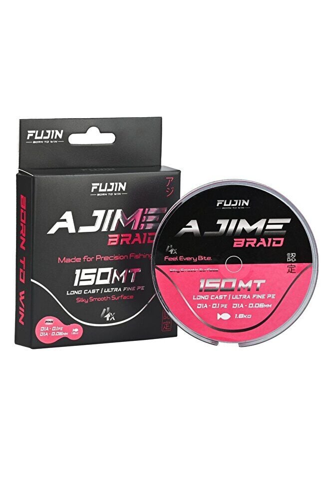 FUJİN Ajime Braid 4x 150mt Pink ip