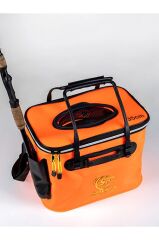 Katlanabilir Balıkçı Kovası Çok Fonksiyonlu Taşınabilir Yem Kovası Kamp Için Canlı Balık Kabı