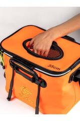 Katlanabilir Balıkçı Kovası Çok Fonksiyonlu Taşınabilir Yem Kovası Kamp Için Canlı Balık Kabı