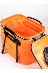 Katlanabilir Balıkçı Kovası Çok Fonksiyonlu Taşınabilir Yem Kovası Kamp Için Canlı Balık Kabı