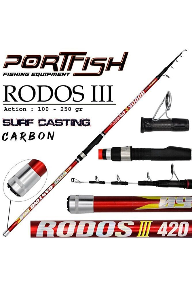 Portfish Rodos 3 Surf 420 cm Olta Kamışı 100-250 gr