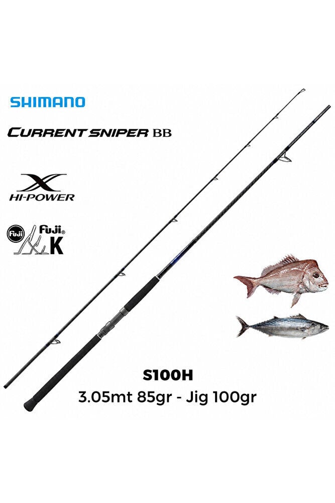 Shimano Currentsniper BB S100H 3.05mt 85gr - Jig 100gr (2P) Shore Jigging Kamış