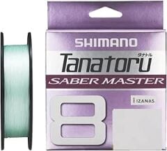 Shimano Tanatoru 8 Sabermaster 1,5 PE-200 Mt Lime Green 0,18 MM