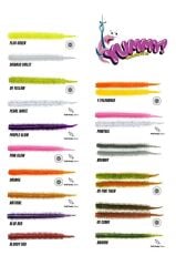 Fujin Yummy Sandworm 7cm LRF Silikonu Shirasu Violet
