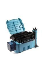 Çift Katlı Ekstra Dayanıklı Profesyonel Balıkçı Kutu Çanta 12L Mavi