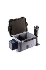 Çift Katlı Ekstra Dayanıklı Profesyonel Balıkçı Kutu Çanta 12L Gri