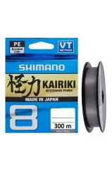 Shimano Kairiki 8X 300 M Steel Gray Örgü İp Misina Kairiki 8X 300 M Steel Gray Örgü İp Misina