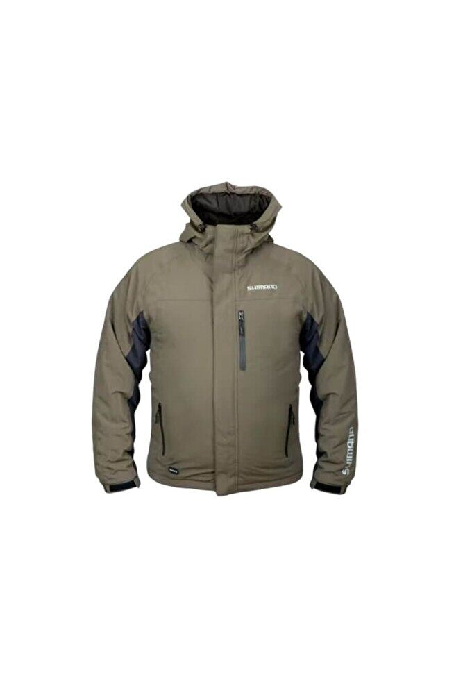 Shimano Wear Rain Jacket Padded Su Geçirmez Ceket Green medium - Tek Ebat