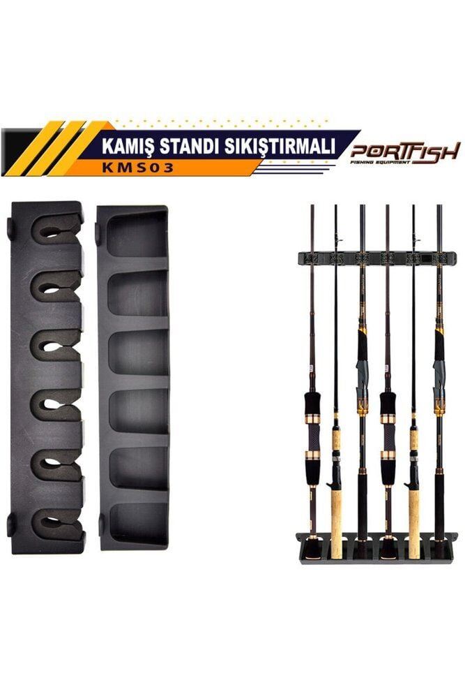 Portfish Kamış Standı Sıkıştırmalı