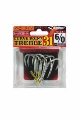 SHOUT! Curve Point Treble 231-CS Gümüş Üçlü İğne