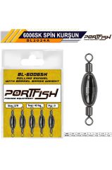 Portfish BL-6006SK Spin Kurşun Fırdöndü 1 ( 3,8 gr ) - Tek Ebat