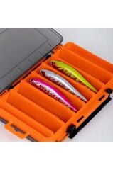 SHUFA Lure Box Çift Taraflı Kutu 85mm F05 Turuncu