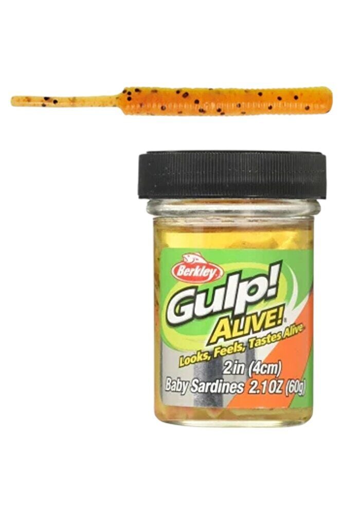 Gulp! Alive!® Baby Sardine - Orange Tiger
