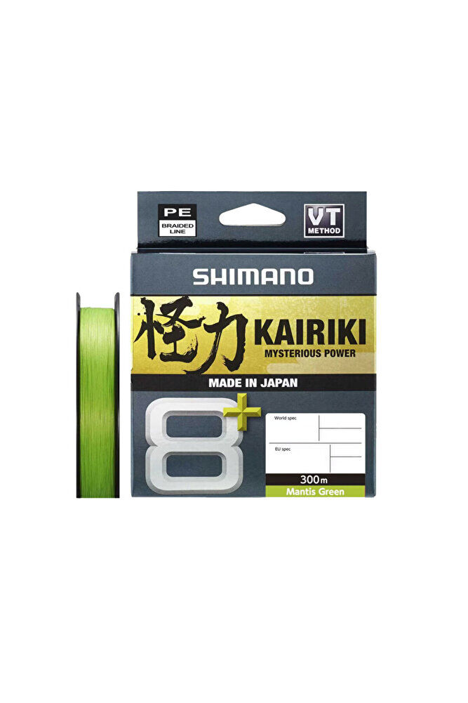 Shimano Kairiki 8+ 300 Mt Mantis Green İp Misina 0.10 mm